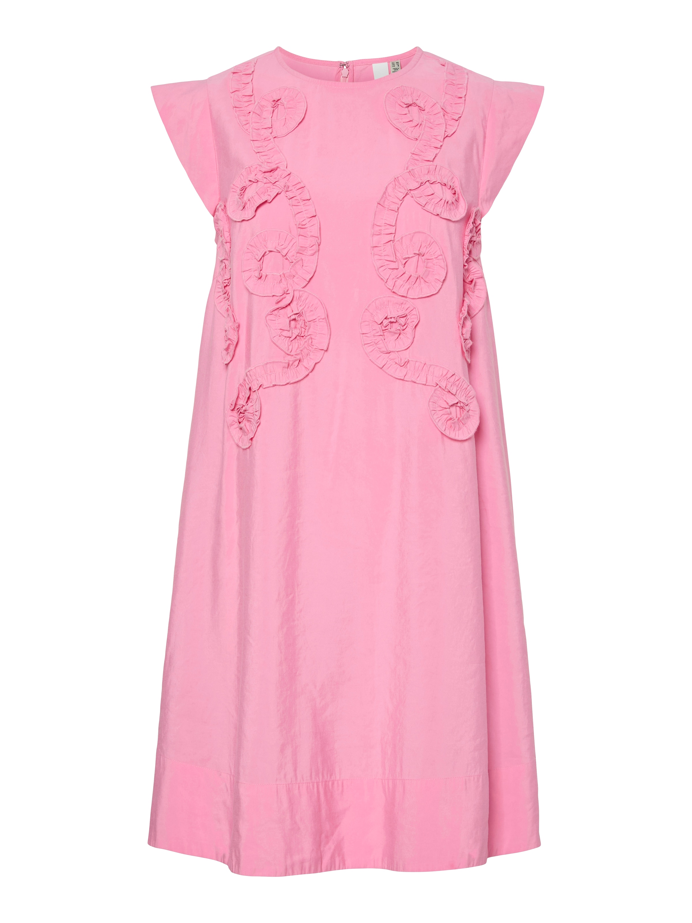 YAS Платье 'YASSACU' в Ярко-розовый: спереди