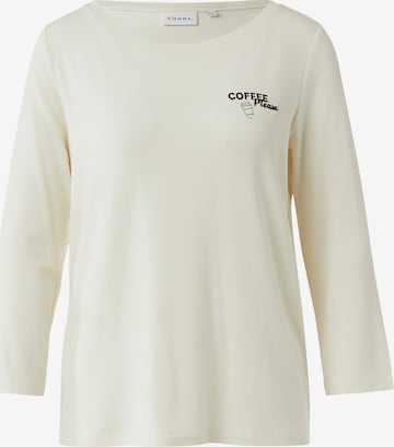 T-shirt COMMA en beige : devant