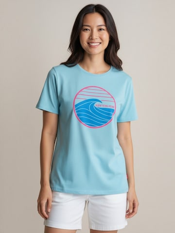 salzhaut Shirt ' STEENTJE' in Blauw: voorkant