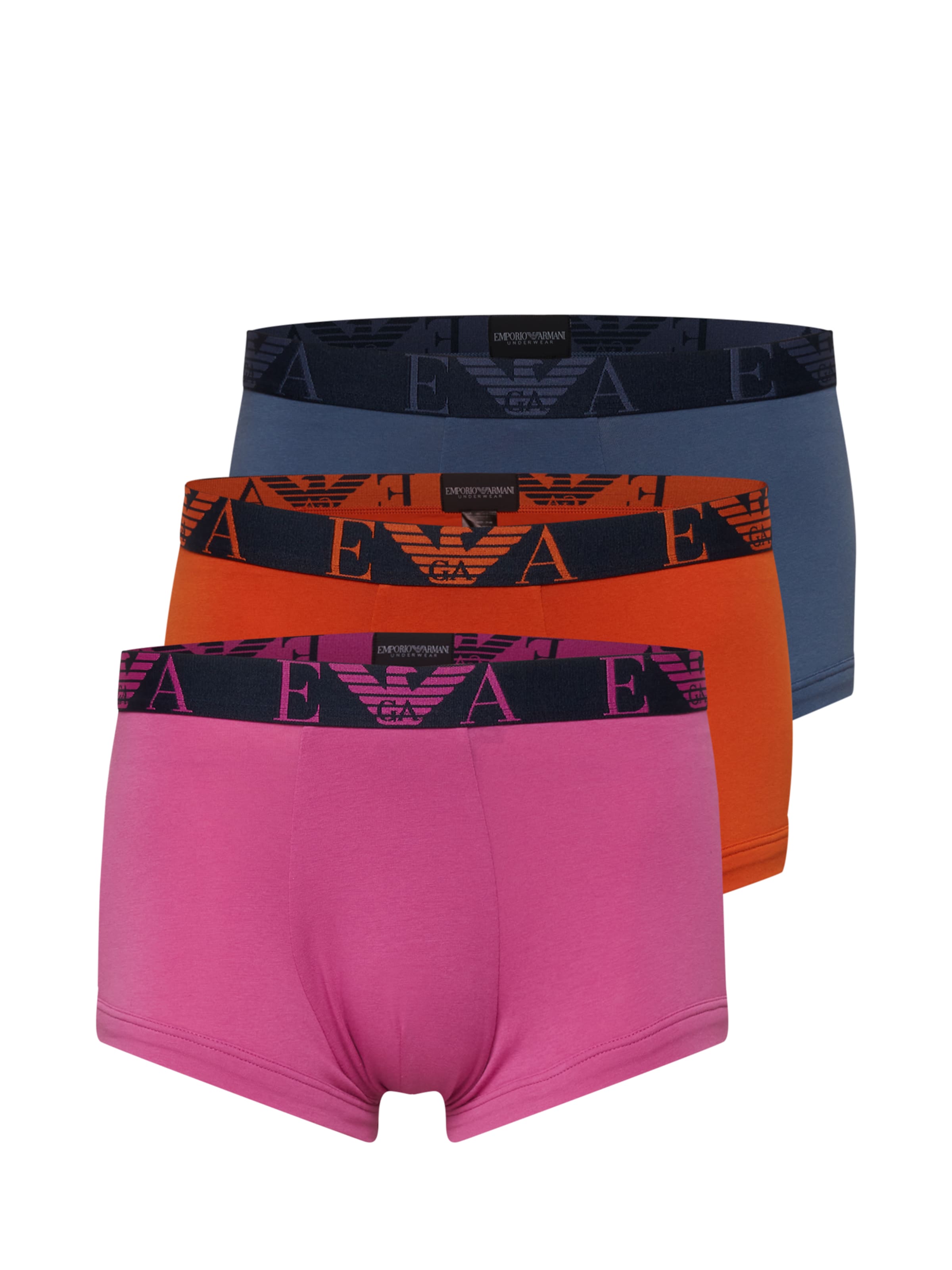 Armani Boxers (2-pack), blauw en wit - Gratis bezorgd