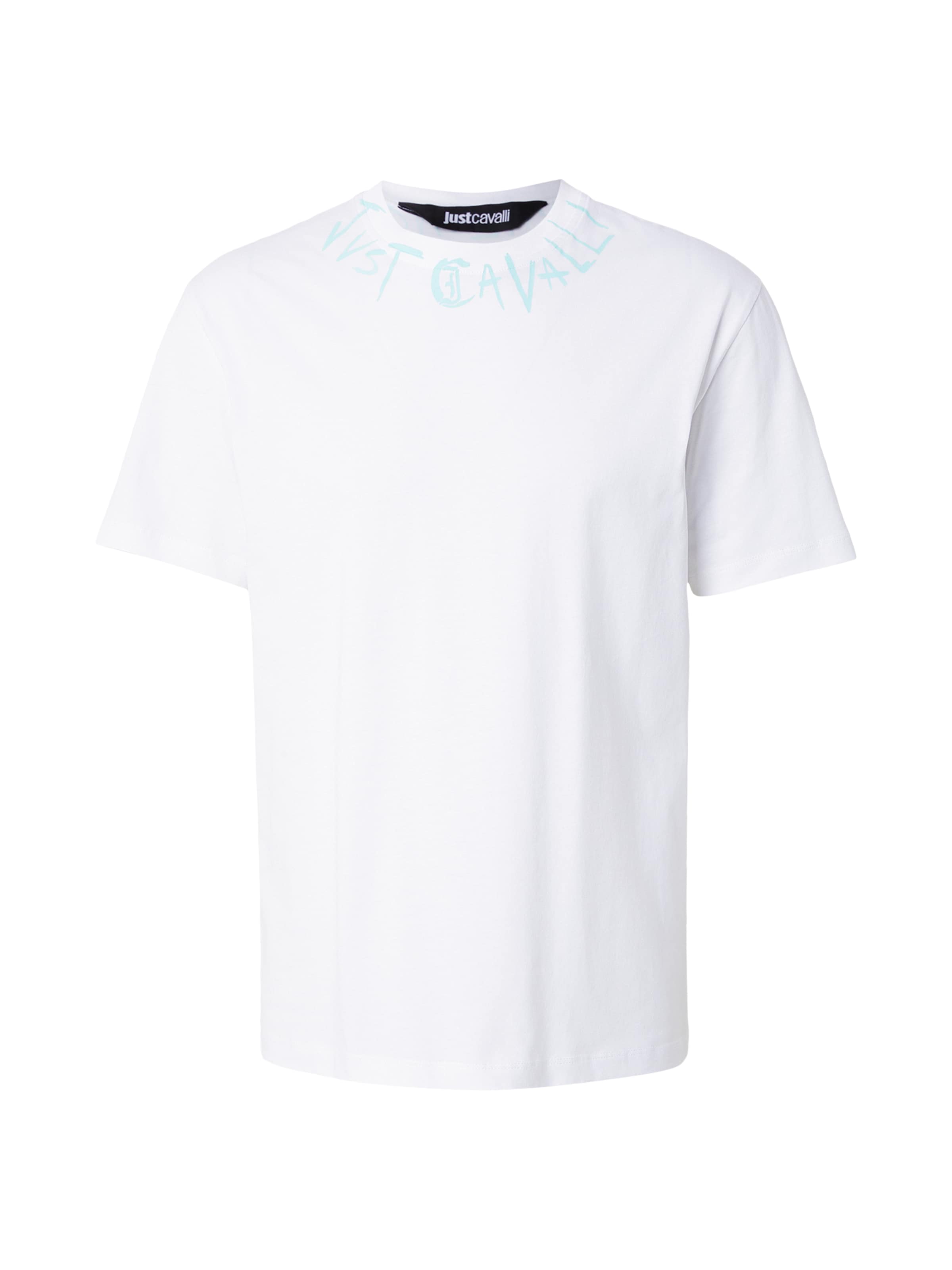 T-Shirt Just Cavalli en blanc : devant