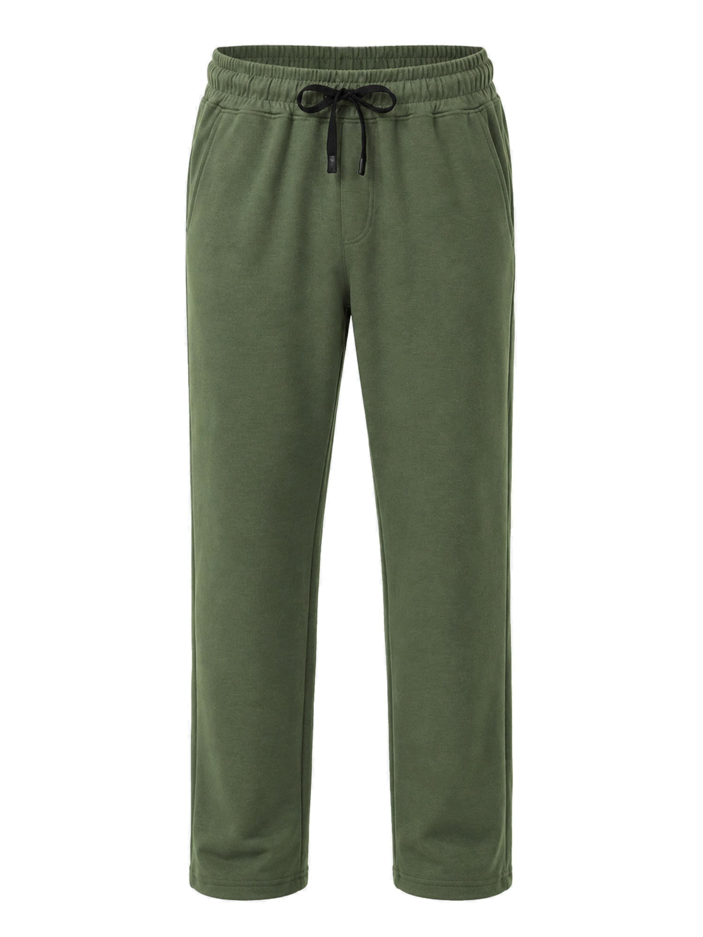 YAGESHARK Regular Workout Pants 'Jogginghose Herren' in Green: front