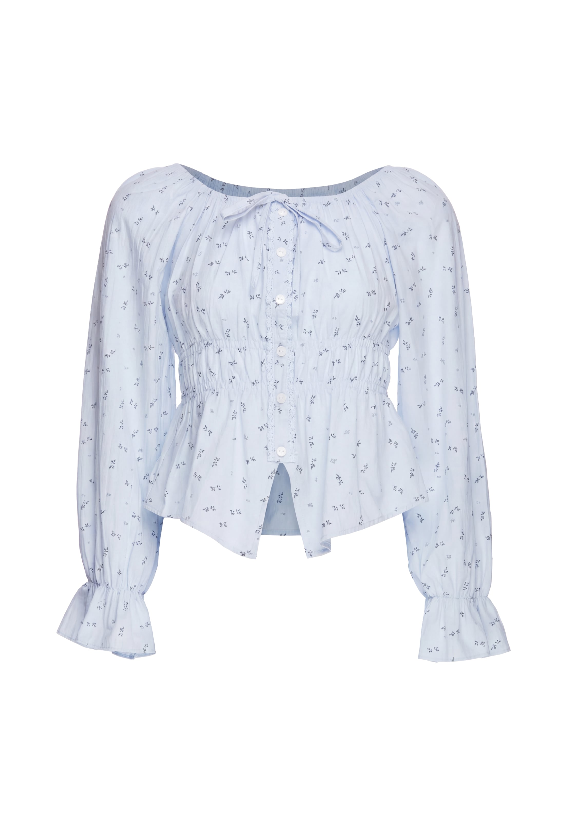 Usha Blusa en S en azul / azul oscuro, Vista del producto