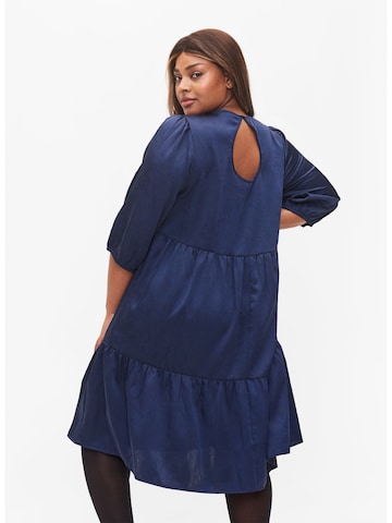 Zizzi Dress 'Stine' in Blue