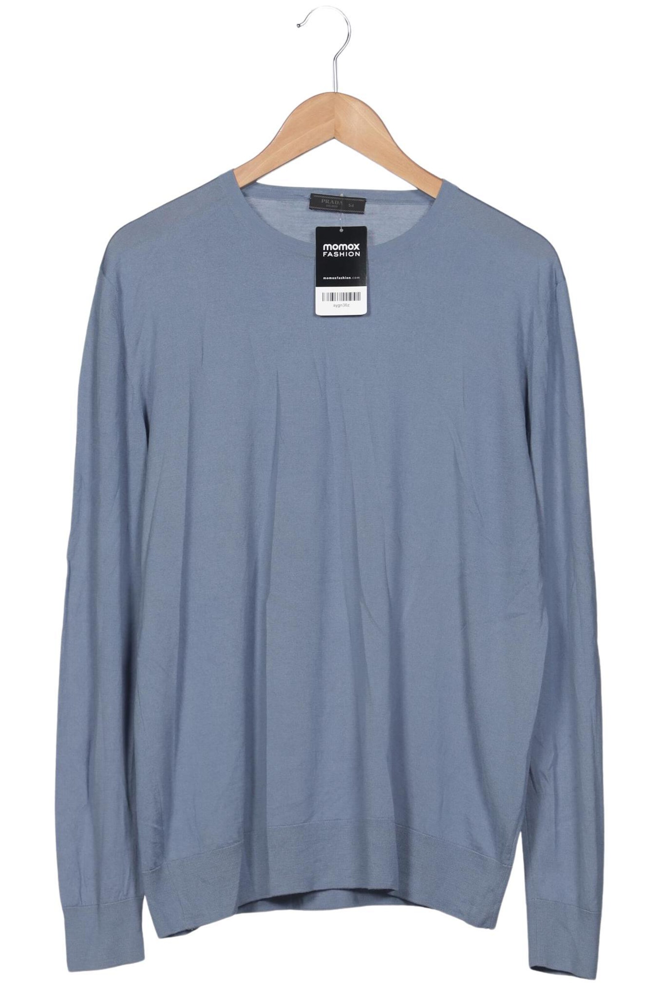 PRADA Pullover in L-XL in hellblau, Produktansicht