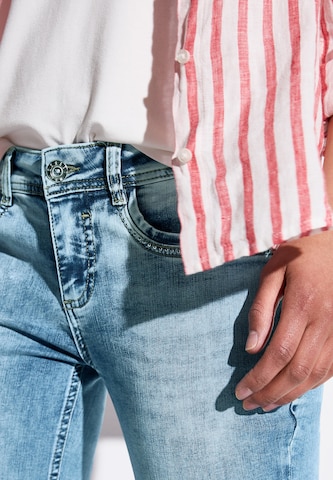 STREET ONE Slim fit Jeans in Blue