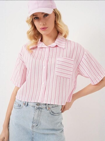 Camicia da donna di Bigdart in rosa: frontale