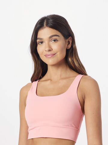 NIKE - Soutien Bustier Soutien de desporto em rosa: frente