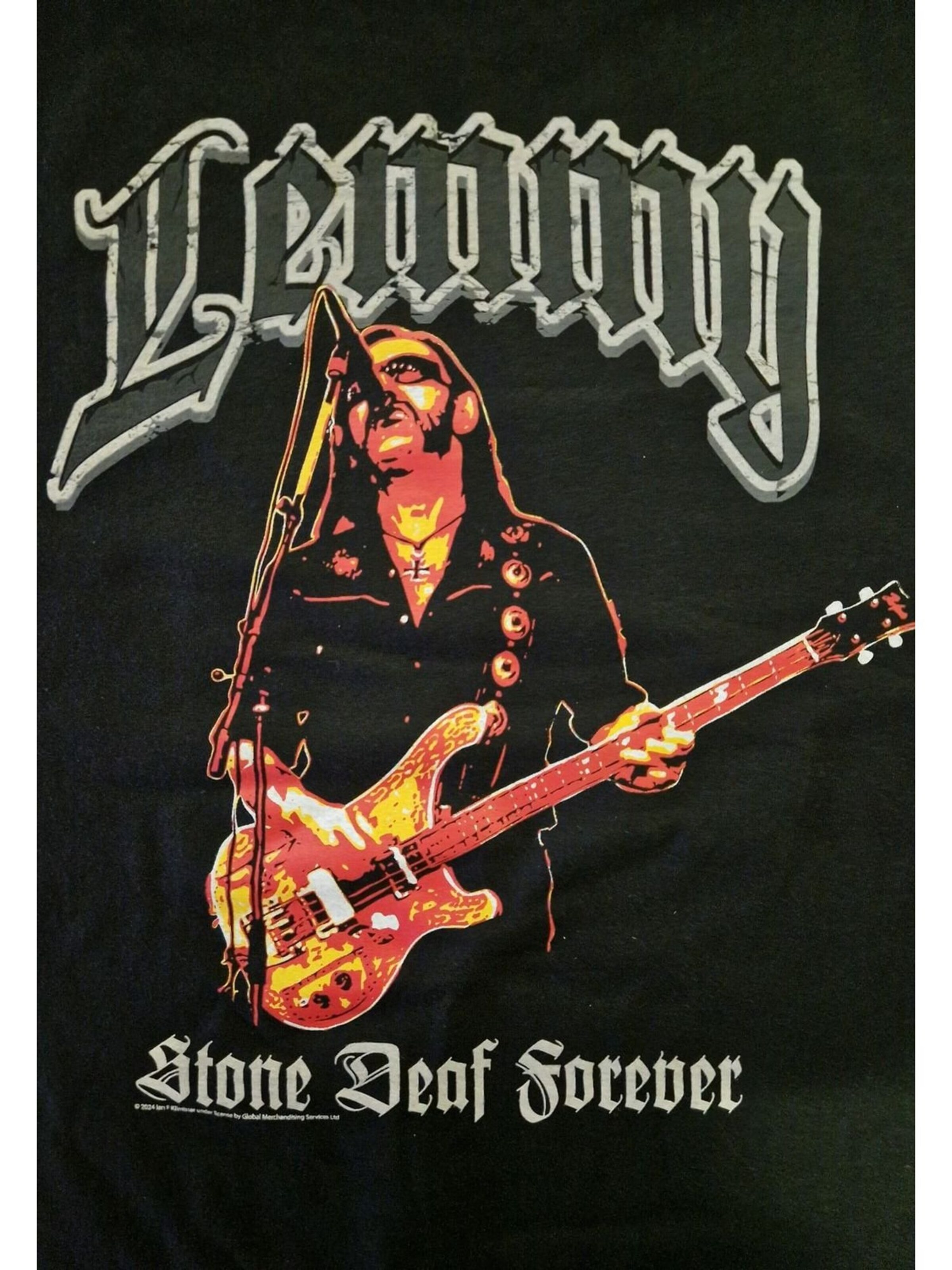 Lemmy Kilmister - Camiseta 'Lemmy Kilmister - Iron Cross T-Shirt' en negro