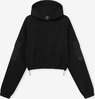 Johnny UrbanSweater majica 'Carly' - crna boja: prednji dio