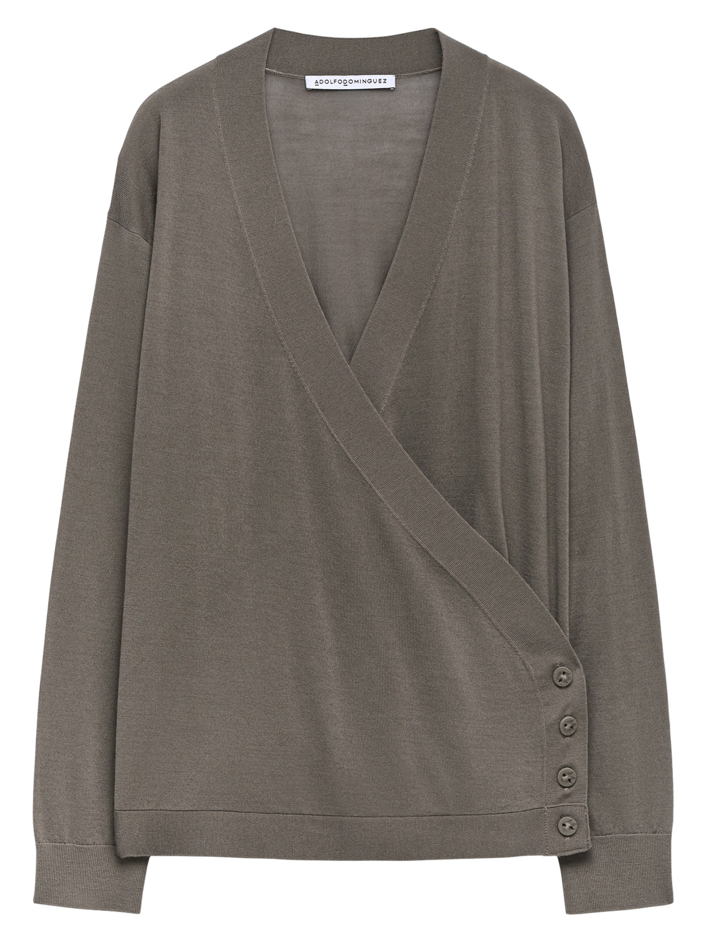 Adolfo Dominguez Пуловер в сиво: отпред