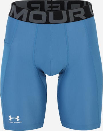 Skinny Sous-vêtements de sport UNDER ARMOUR en bleu : devant
