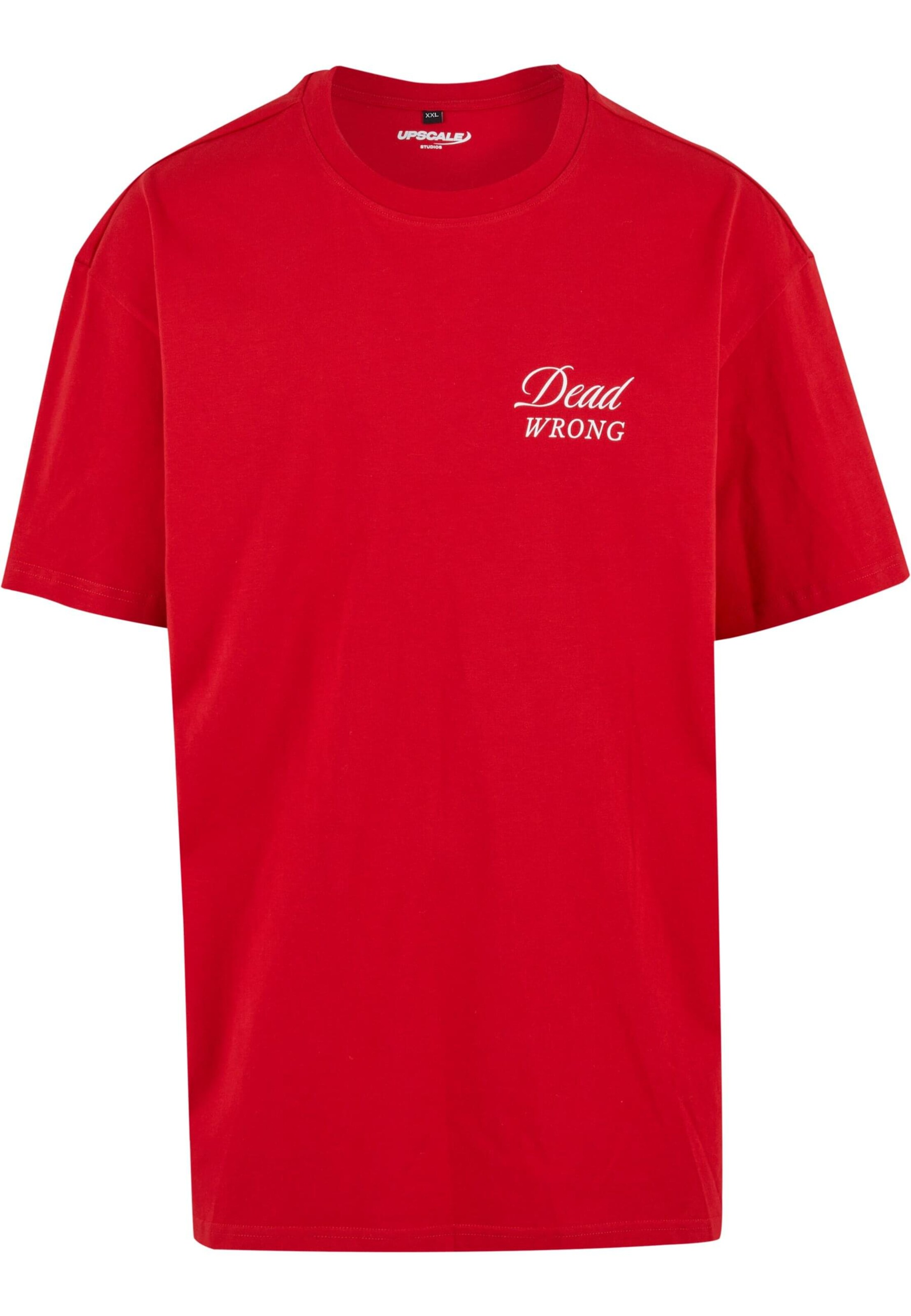 MT Upscale Shirt 'Dangerous Grounds' in Red: front