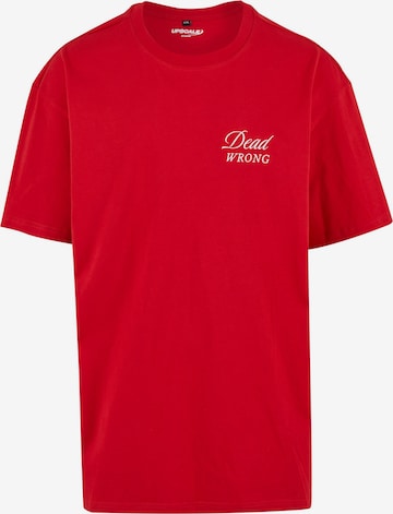 MT Upscale Shirt 'Dangerous Grounds' in Red: front