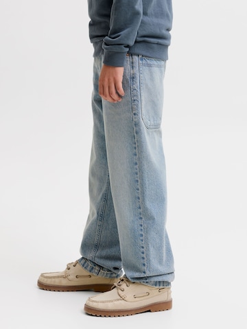Jack & Jones Junior Loose fit Jeans 'JJIChris JJLuca' in Blue