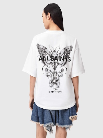 AllSaints T-shirt 'HALIS AMELIE' i vit: framsida