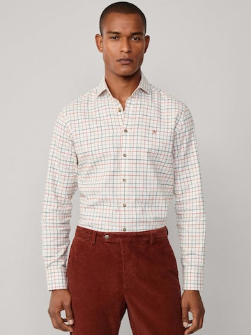 Regular fit Camicia di Hackett London in bianco: frontale