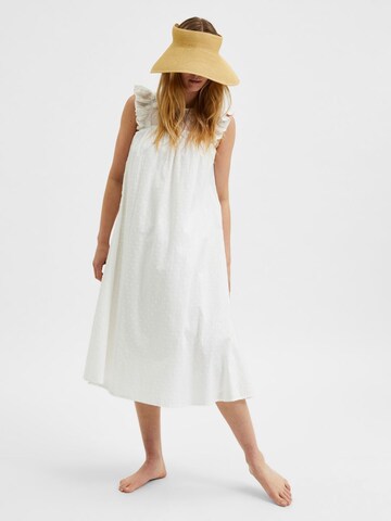 SELECTED FEMME Letní šaty 'Bett' – bílá