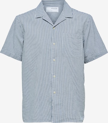 SELECTED HOMME Comfort fit Button Up Shirt 'Ray' in Blue: front