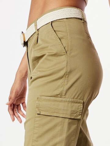 MORE & MORE Tapered Cargo Pants in Green