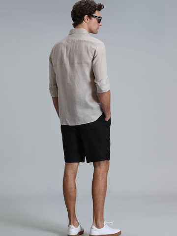 Lufian Slim fit Trousers 'ZEGLER' in Black