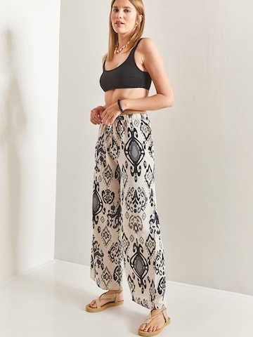 Bianco Lucci Wide Leg Bukser i sort