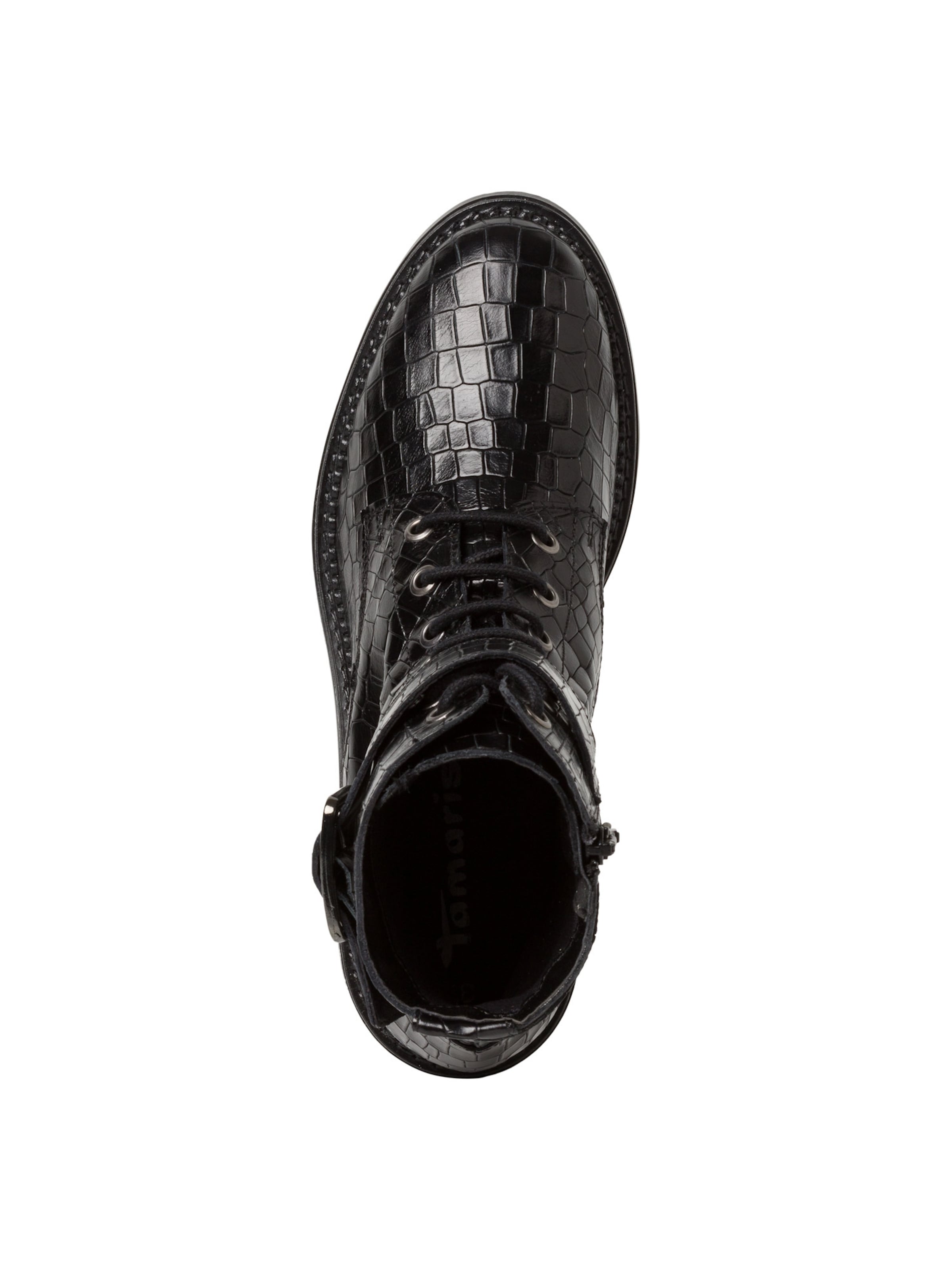 Tamaris - Botim com fivela em preto