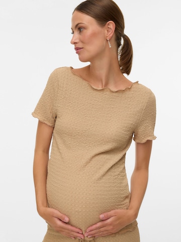 MAMALICIOUS - Camiseta 'MLAdine' en gris: frente