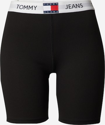 Tommy Jeans Slimfit Leggings 'CYCLIST' i svart: forside
