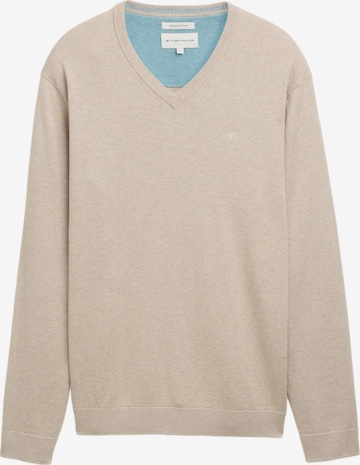 TOM TAILOR Trui in Beige: voorkant