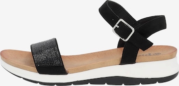 Palado Sandals 'Notan' in Black: front