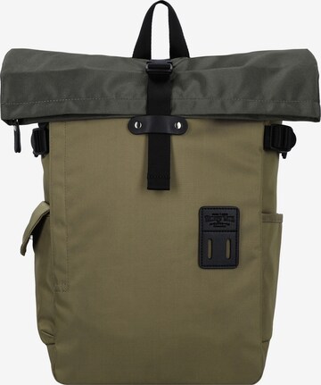 Harvest Label Backpack 'Norikura' in Green: front