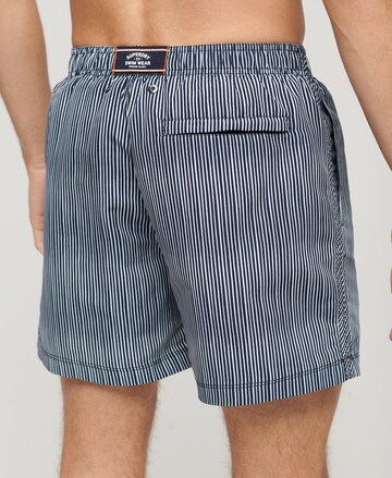 Superdry Zwemshorts in Blauw