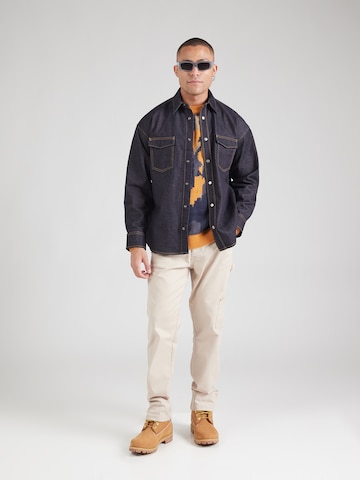 JACK & JONES Regular fit Button Up Shirt 'JORAUSTIN' in Blue