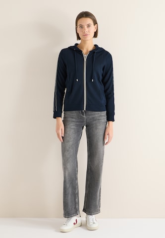 CECIL Zip-Up Hoodie in Blue