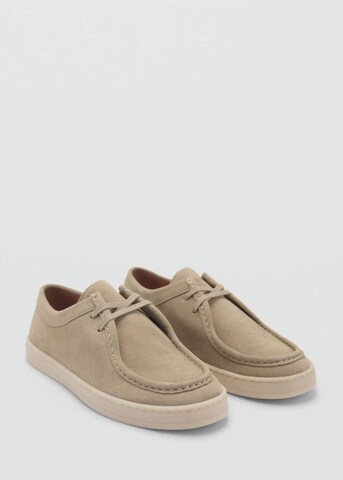 MANGO MAN Mokassin 'Easywa' in Beige