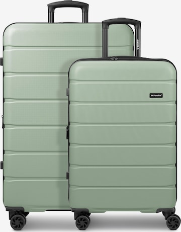 Saxoline Suitcase set 'Miami' in Green: front