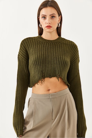 Bianco Lucci Pullover i grøn: forside