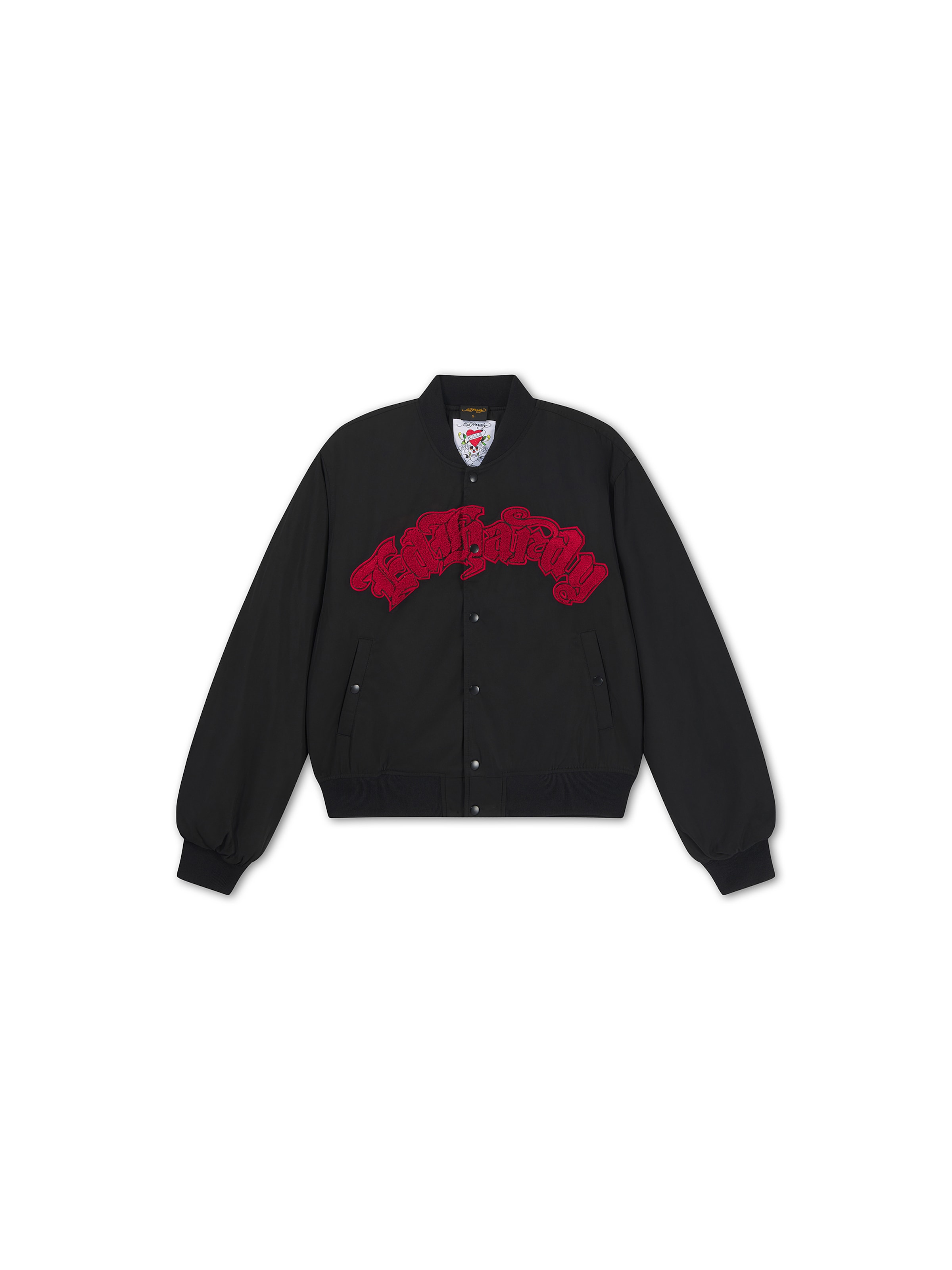 Ed Hardy Overgangsjakke 'Gothic Flaming Eagle' i sort: forside