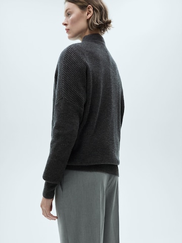 MANGO Sweter 'HADES' w kolorze szary