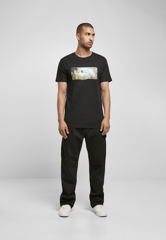 MT Men T-Shirt 'Lotus Sword' in Schwarz