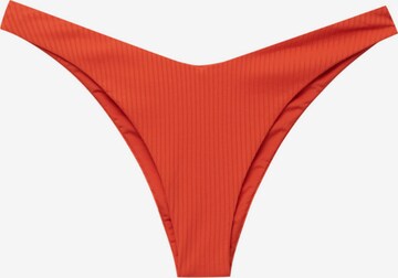 Pull&Bear Bikini Bottoms in Red: front