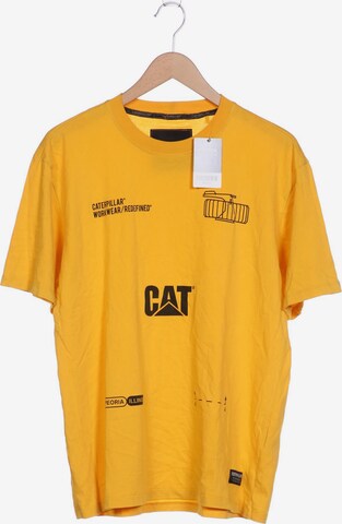 CATERPILLAR T-Shirt L in Gelb: predná strana