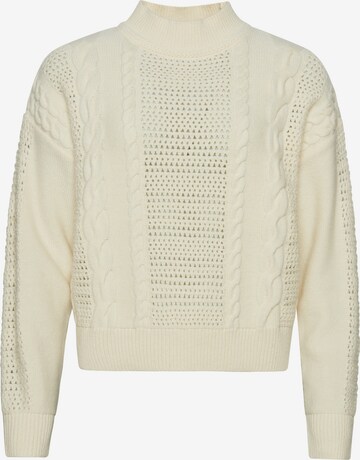 Pull-over Superdry en beige : devant