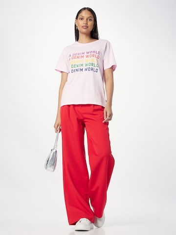 PULZ Jeans T-shirt 'SEYA' i rosa