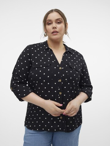 Vero Moda Curve Blouse 'VMBumpy' in Black