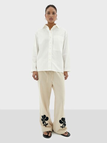 Loosefit Pantalon ' BRIGITTE ' Thinking MU en beige