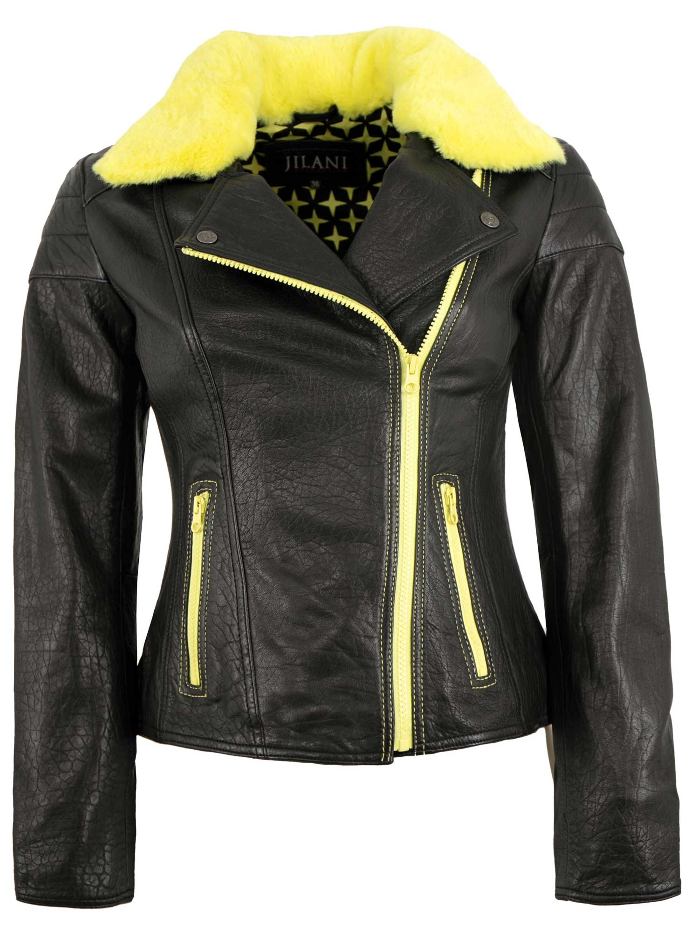 Jilani Übergangsjacke 'Alla'‌‌‌‌‌‌‌‌‌‌ in Schwarz: Vorderseite