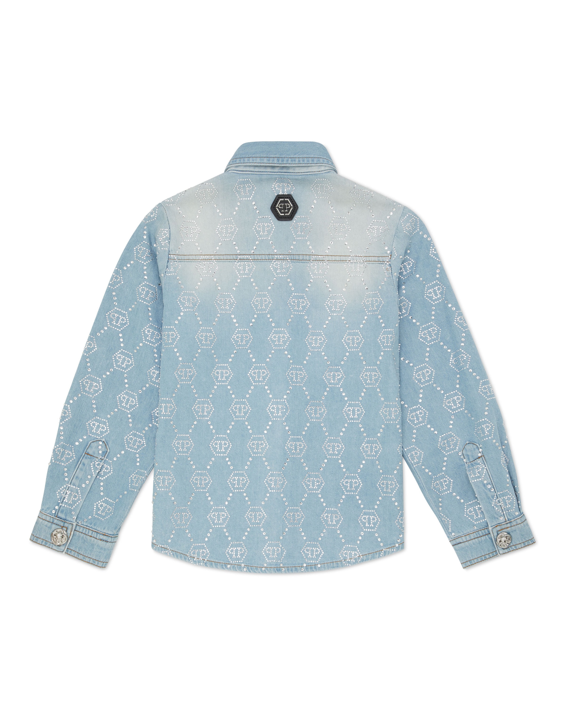 Chemisier Philipp Plein en bleu