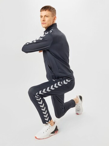 Hummel Sports sweat jacket 'Nathan 2.0' in Blue